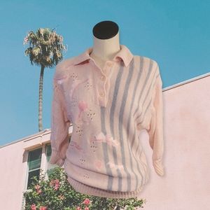 Vintage 80s Pastel Sweater